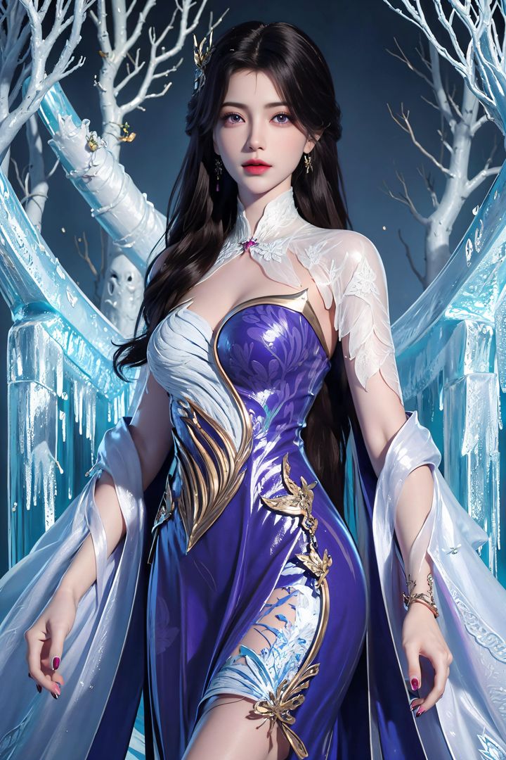 [AI绘画]国漫女主-阿七.蔷薇.高瑶.小舞.云曦.应天王后.美杜莎第06话