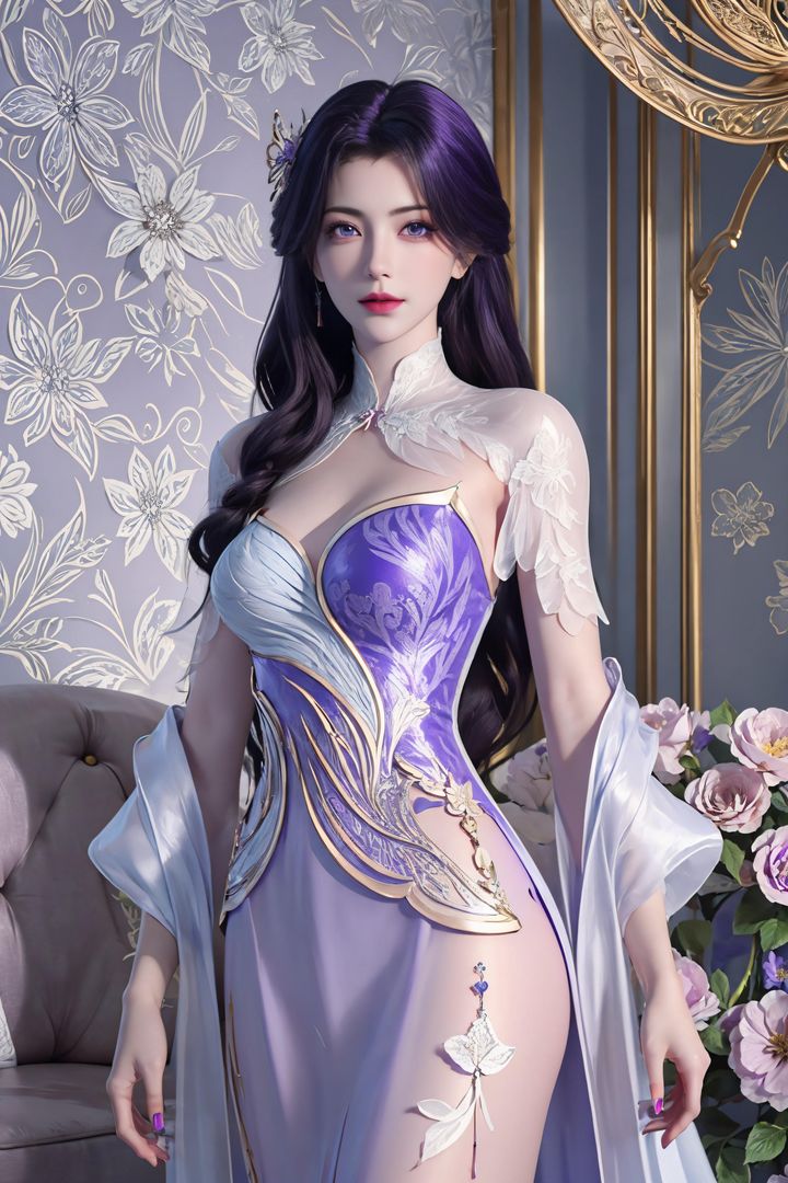 [AI绘画]国漫女主-阿七.蔷薇.高瑶.小舞.云曦.应天王后.美杜莎第06话