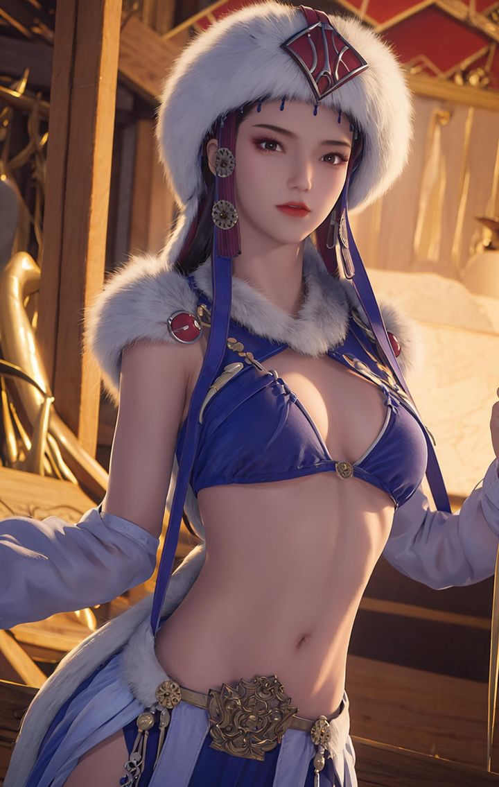 [AI绘画]国漫女主-阿七.蔷薇.高瑶.小舞.云曦.应天王后.美杜莎第06话