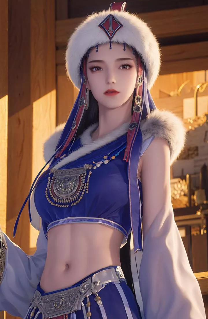[AI绘画]国漫女主-阿七.蔷薇.高瑶.小舞.云曦.应天王后.美杜莎-第07话 - 图片 8