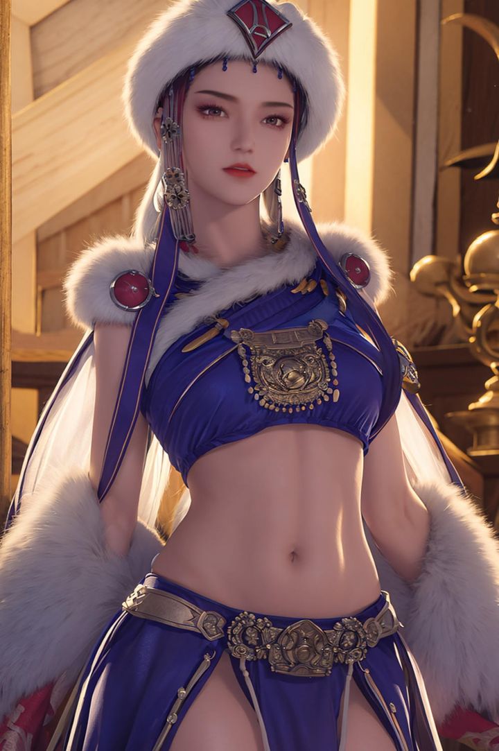 [AI绘画]国漫女主-阿七.蔷薇.高瑶.小舞.云曦.应天王后.美杜莎第07话