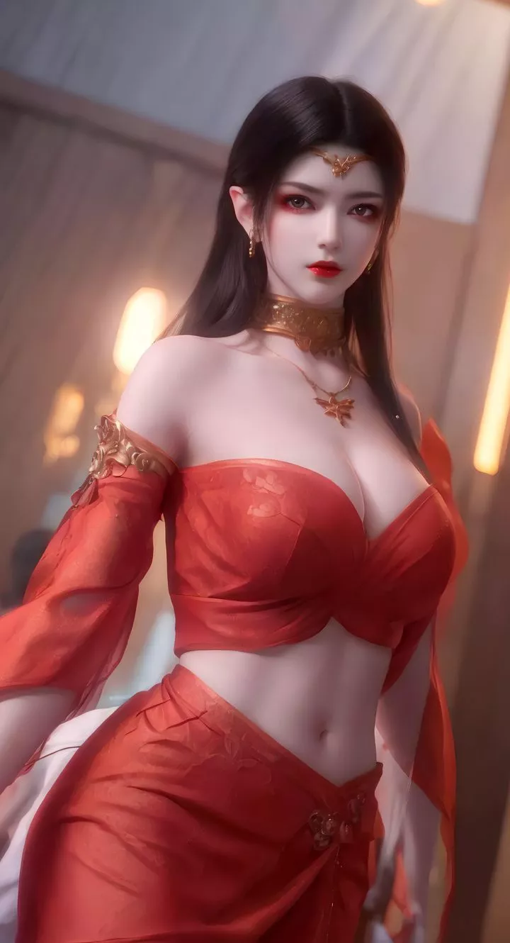 [AI绘画]国漫女主-阿七.蔷薇.高瑶.小舞.云曦.应天王后.美杜莎-第08话 - 图片 31