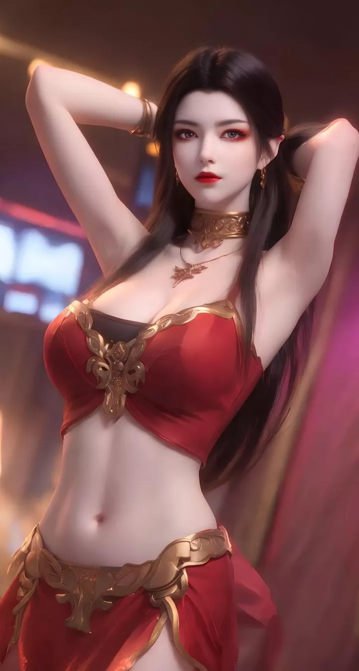 [AI绘画]国漫女主-阿七.蔷薇.高瑶.小舞.云曦.应天王后.美杜莎-第08话 - 图片 34