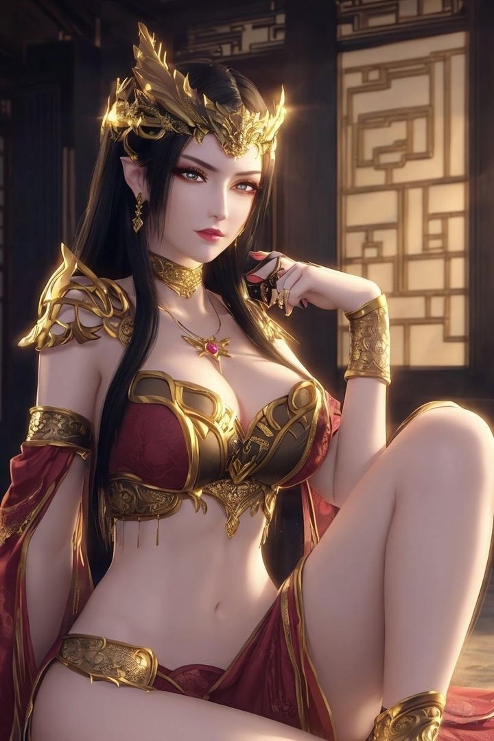 [AI绘画]国漫女主-阿七.蔷薇.高瑶.小舞.云曦.应天王后.美杜莎第08话