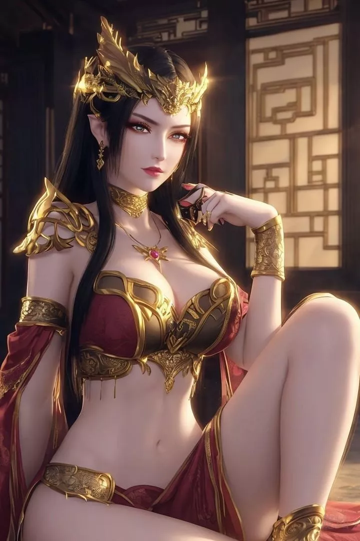[AI繪畫]國漫女主-阿七.薔薇.高瑤.小舞.雲曦.應天王後.美杜莎第08話