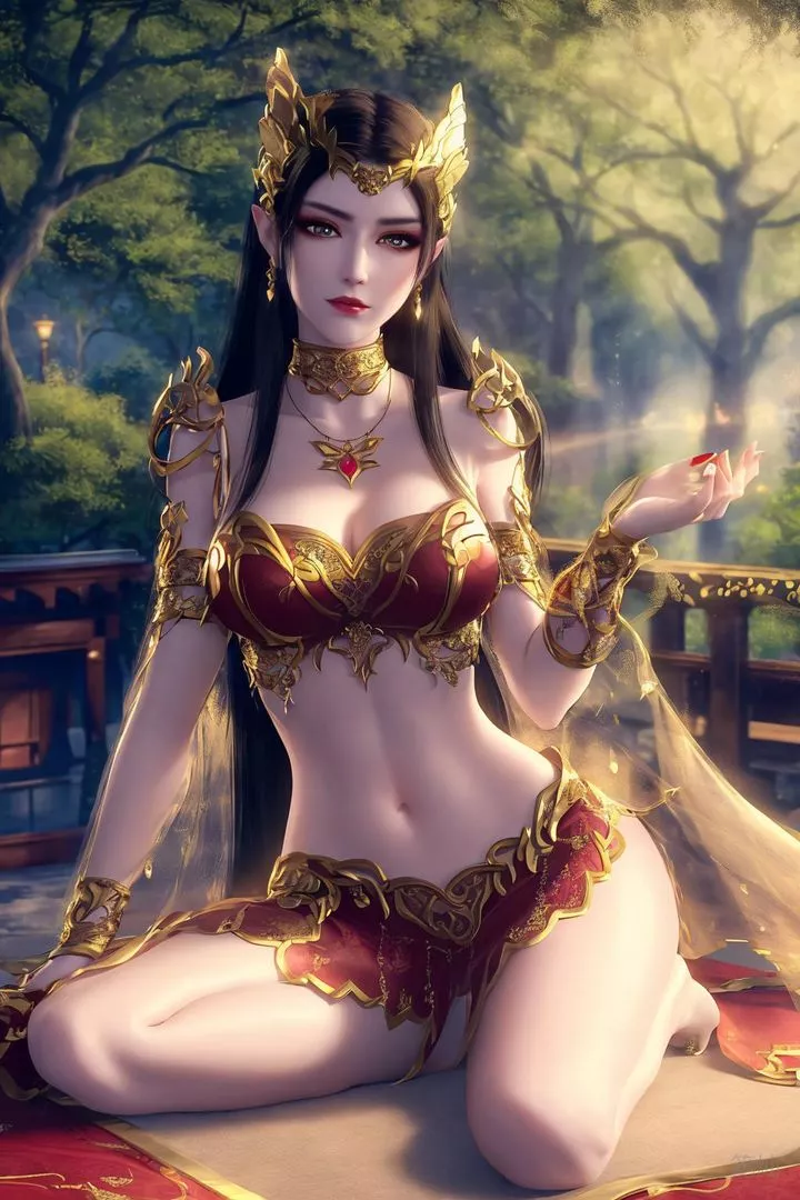[AI绘画]国漫女主-阿七.蔷薇.高瑶.小舞.云曦.应天王后.美杜莎-第08话 - 图片 89