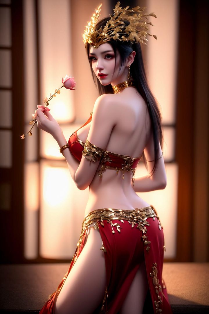 [AI繪畫]國漫女主-阿七.薔薇.高瑤.小舞.雲曦.應天王後.美杜莎第09話