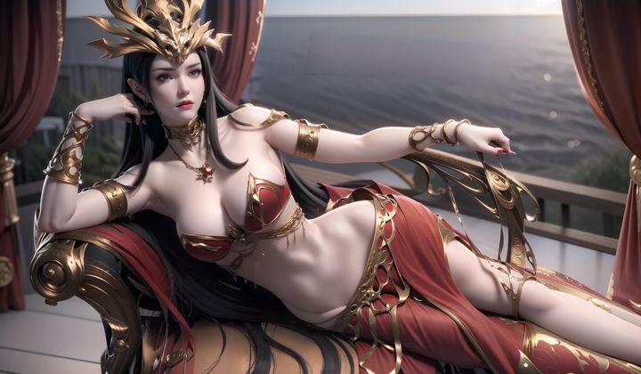 [AI绘画]国漫女主-阿七.蔷薇.高瑶.小舞.云曦.应天王后.美杜莎第10话