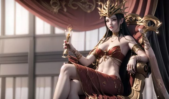 [AI繪畫]國漫女主-阿七.薔薇.高瑤.小舞.雲曦.應天王後.美杜莎第10話