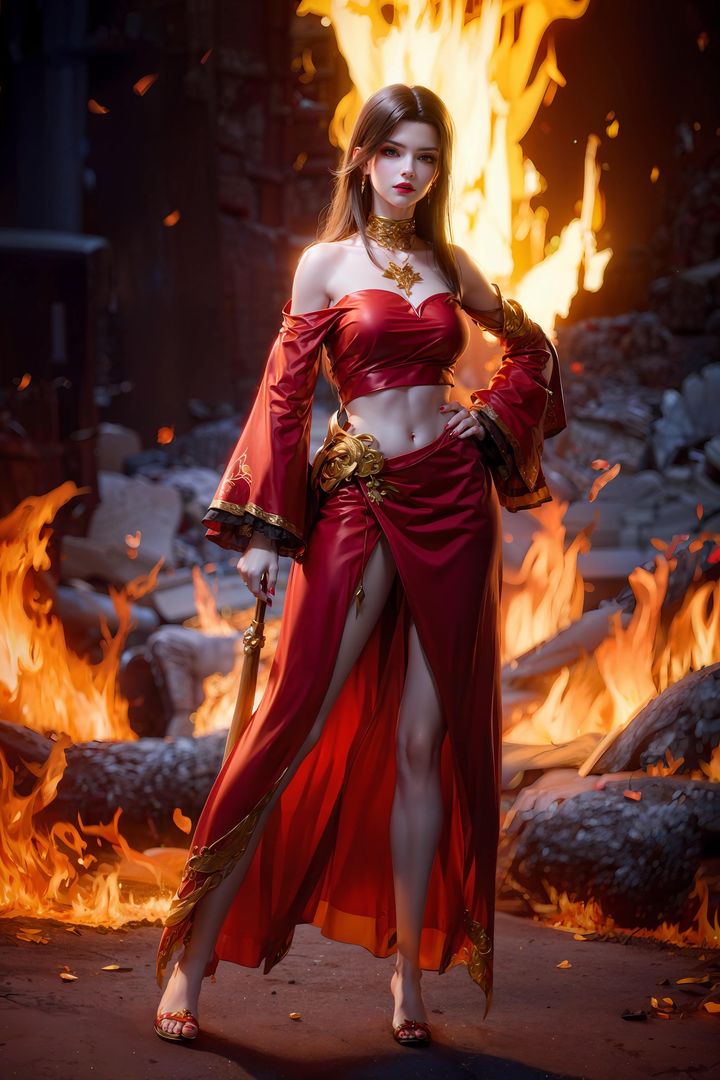 [AI绘画]国漫女主-阿七.蔷薇.高瑶.小舞.云曦.应天王后.美杜莎第10话