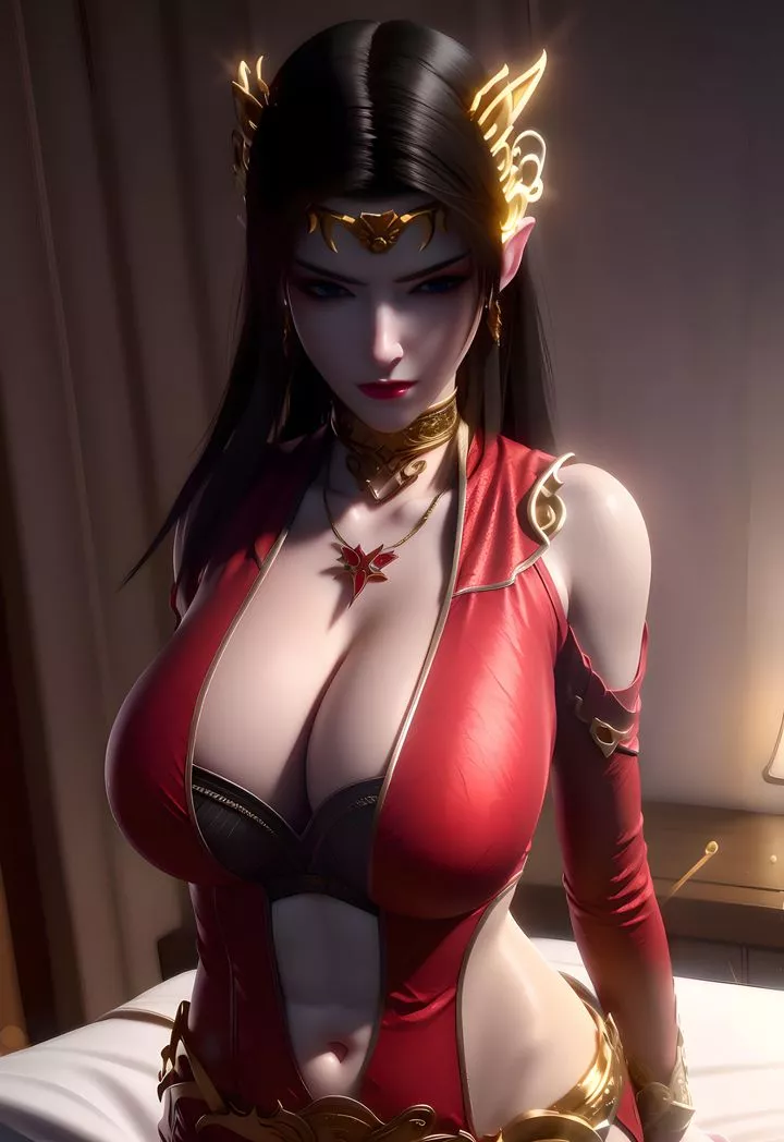 [AI绘画]国漫女主-阿七.蔷薇.高瑶.小舞.云曦.应天王后.美杜莎-第13话-最终话 - 图片 10