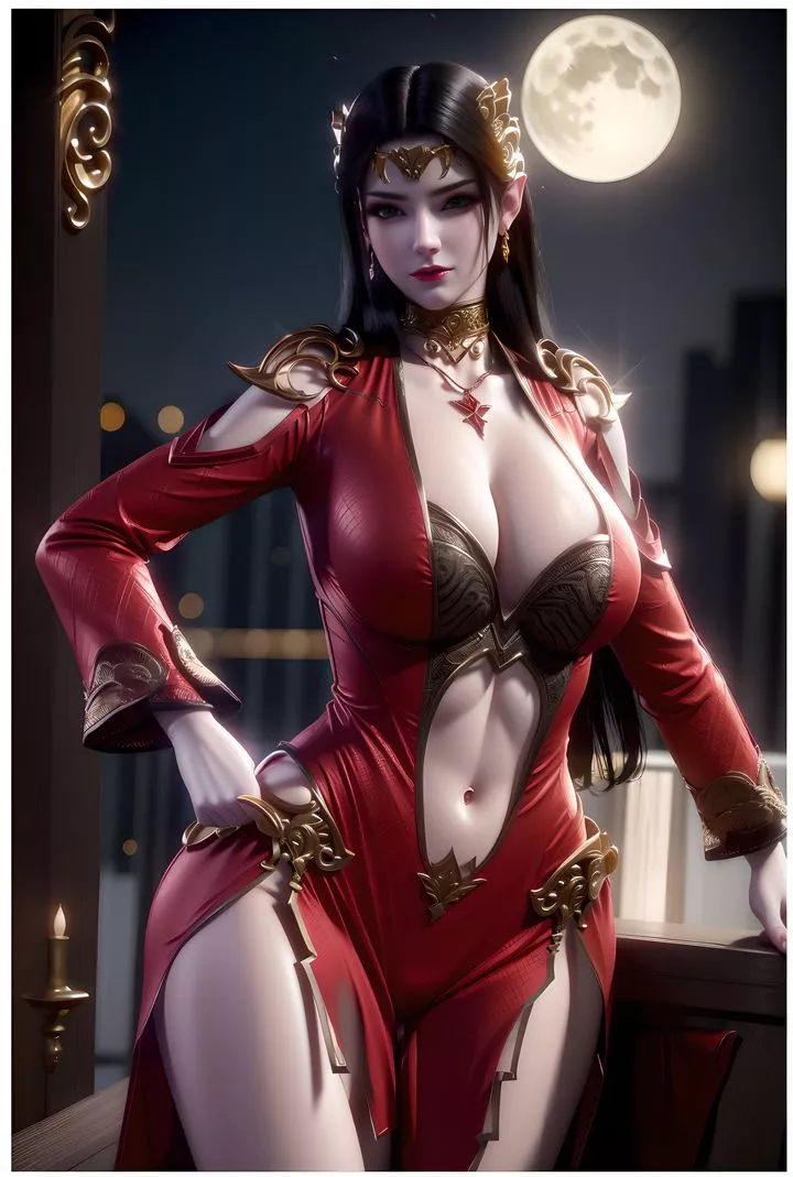 [AI绘画]国漫女主-阿七.蔷薇.高瑶.小舞.云曦.应天王后.美杜莎-第13话-最终话 - 图片 17