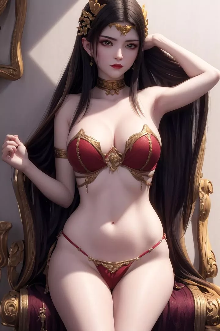 [AI绘画]国漫女主-阿七.蔷薇.高瑶.小舞.云曦.应天王后.美杜莎-第13话-最终话 - 图片 47