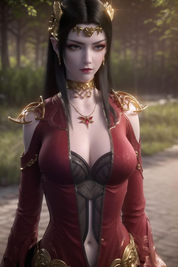 [AI绘画]国漫女主-阿七.蔷薇.高瑶.小舞.云曦.应天王后.美杜莎第13话-最终话