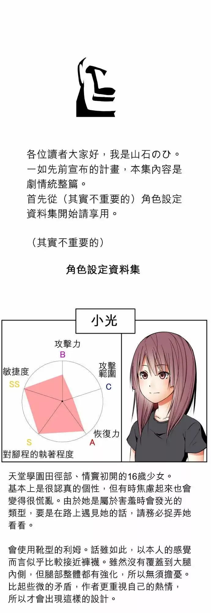 可爱兵器No.1～74某摩埃石像的报告