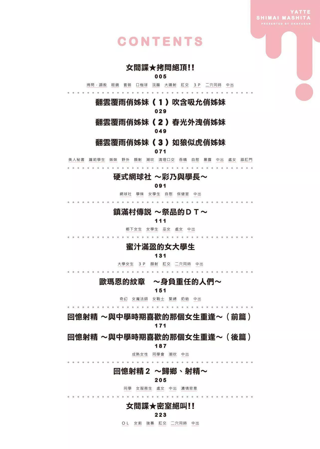 [おかゆさん]ヤッて姉妹ました翻雲覆雨俏姊妹[黑條修正][單行本][未來數位中文][おかゆさん]ヤッて姉妹ました翻雲覆雨俏姊妹[黑條修正][單行本][未來數位中文]