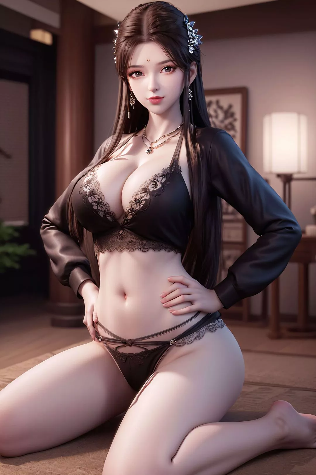 [AI绘画]国漫女主-苏檀儿.媚儿.圣采儿.奉眠.宋嫣.方清雪.柳菲.流风霜.白龙.荷光者.陈樱儿.韩月.须灵犀v3-第01话 - 图片 21