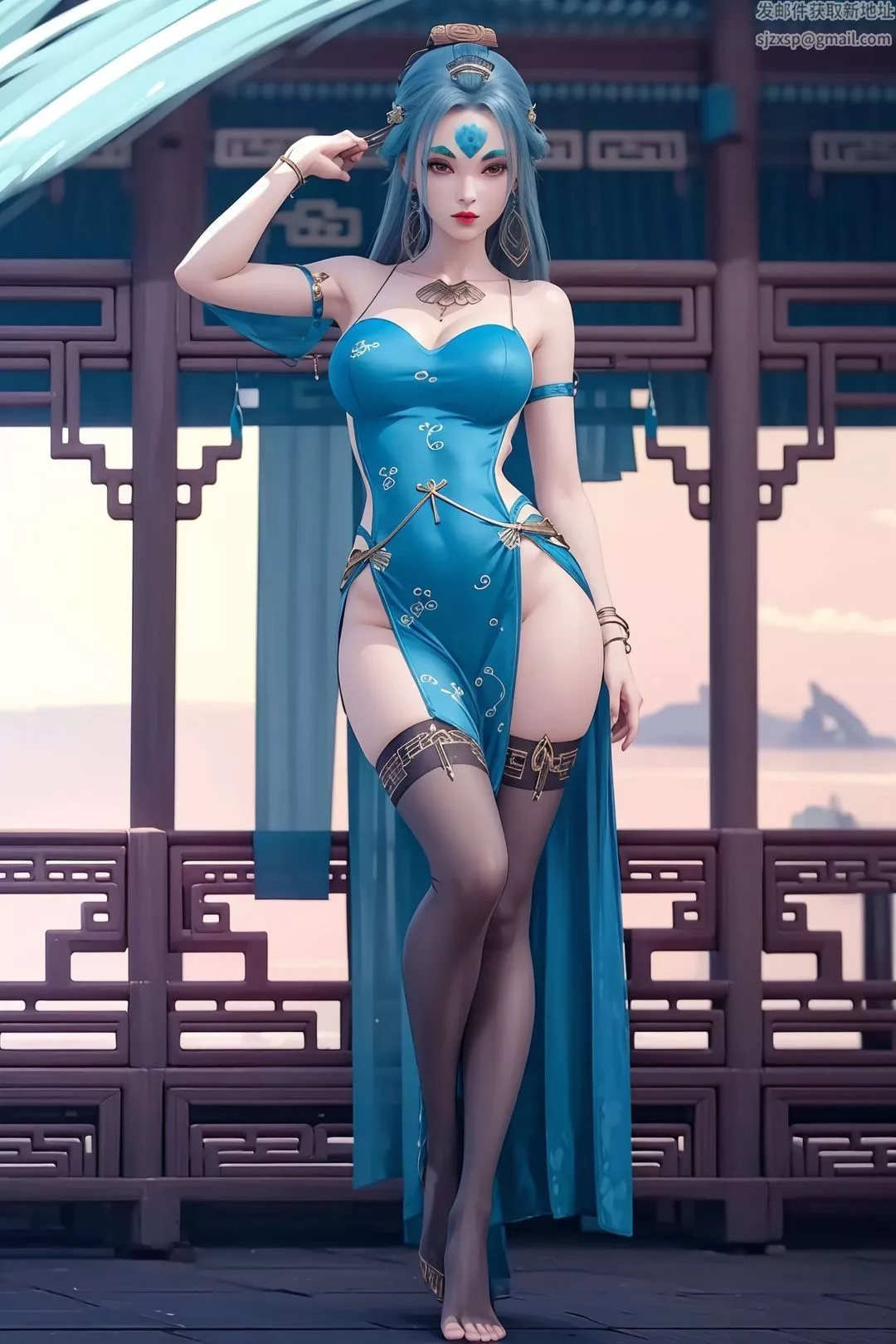 [AI绘画]国漫女主-苏檀儿.媚儿.圣采儿.奉眠.宋嫣.方清雪.柳菲.流风霜.白龙.荷光者.陈樱儿.韩月.须灵犀v3-第05话 - 图片 49