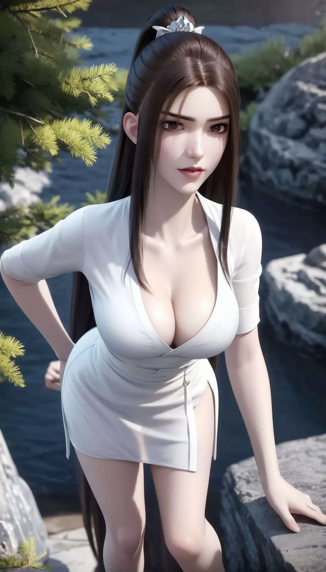 [AI绘画]国漫女主-苏檀儿.媚儿.圣采儿.奉眠.宋嫣.方清雪.柳菲.流风霜.白龙.荷光者.陈樱儿.韩月.须灵犀v3-第06话 - 图片 97
