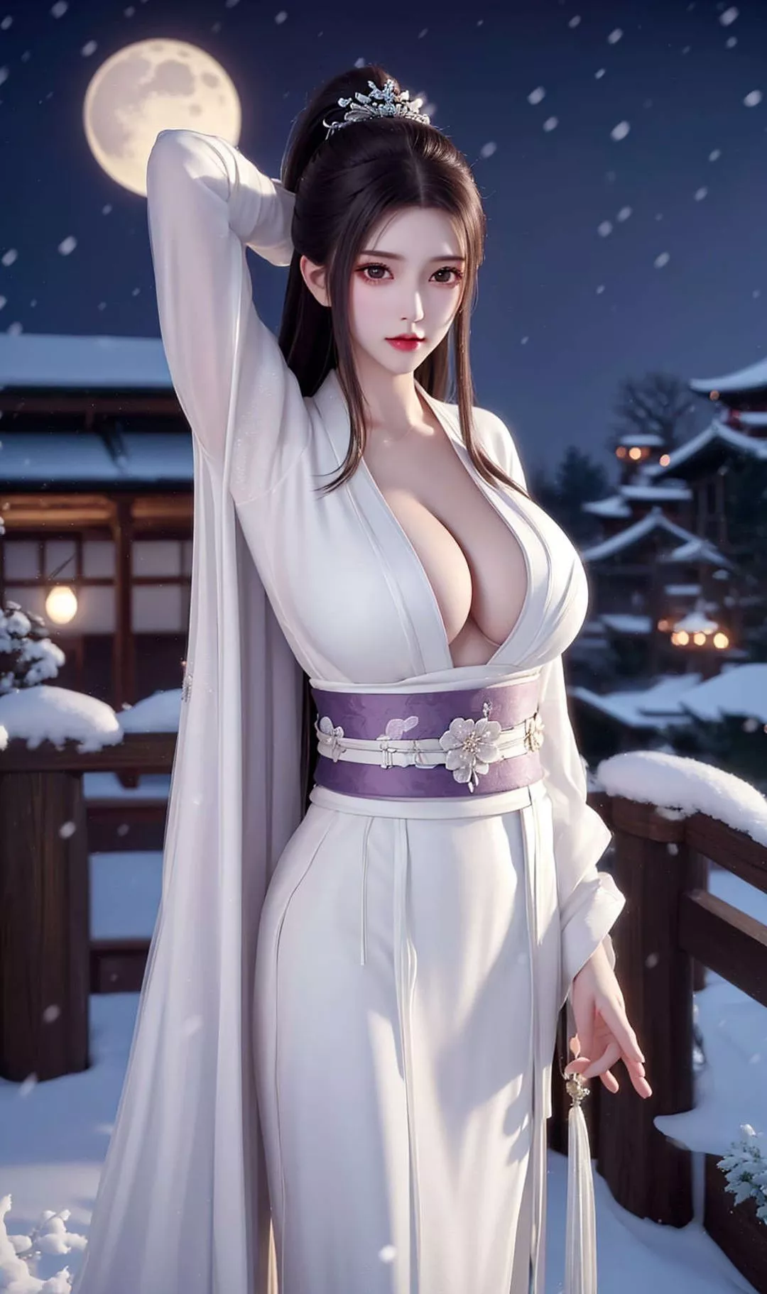 [AI绘画]国漫女主-苏檀儿.媚儿.圣采儿.奉眠.宋嫣.方清雪.柳菲.流风霜.白龙.荷光者.陈樱儿.韩月.须灵犀v3-第07话 - 图片 4