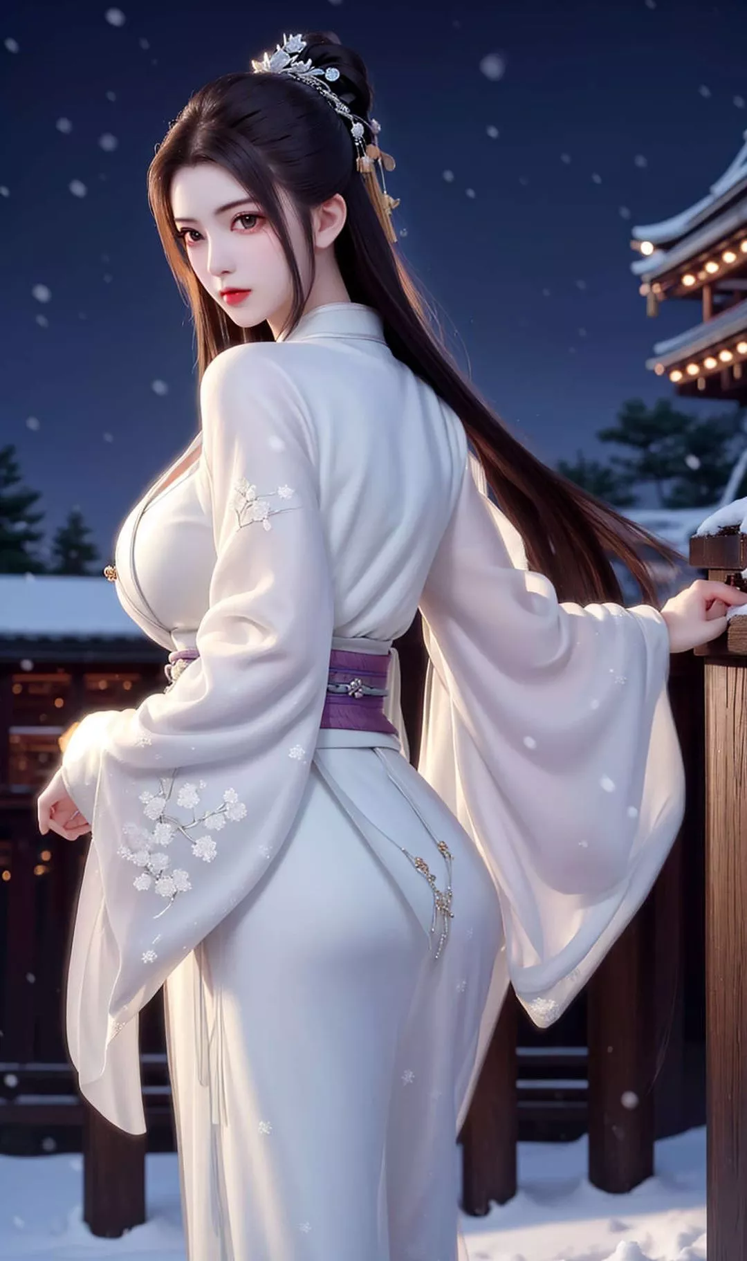 [AI绘画]国漫女主-苏檀儿.媚儿.圣采儿.奉眠.宋嫣.方清雪.柳菲.流风霜.白龙.荷光者.陈樱儿.韩月.须灵犀v3-第07话 - 图片 96