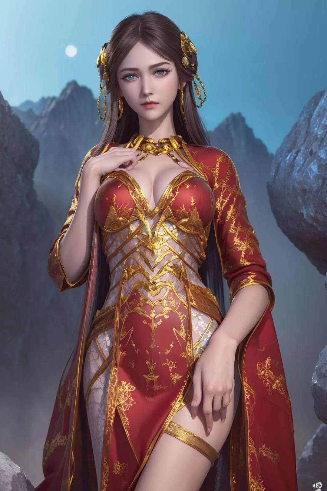 [AI绘画]国漫女主-苏檀儿.媚儿.圣采儿.奉眠.宋嫣.方清雪.柳菲.流风霜.白龙.荷光者.陈樱儿.韩月.须灵犀v3-第10话 - 图片 47