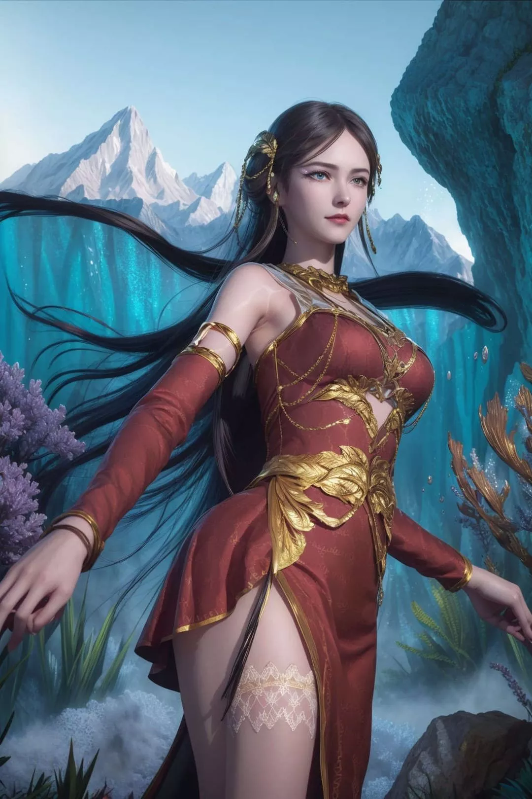 [AI绘画]国漫女主-苏檀儿.媚儿.圣采儿.奉眠.宋嫣.方清雪.柳菲.流风霜.白龙.荷光者.陈樱儿.韩月.须灵犀v3-第10话 - 图片 49