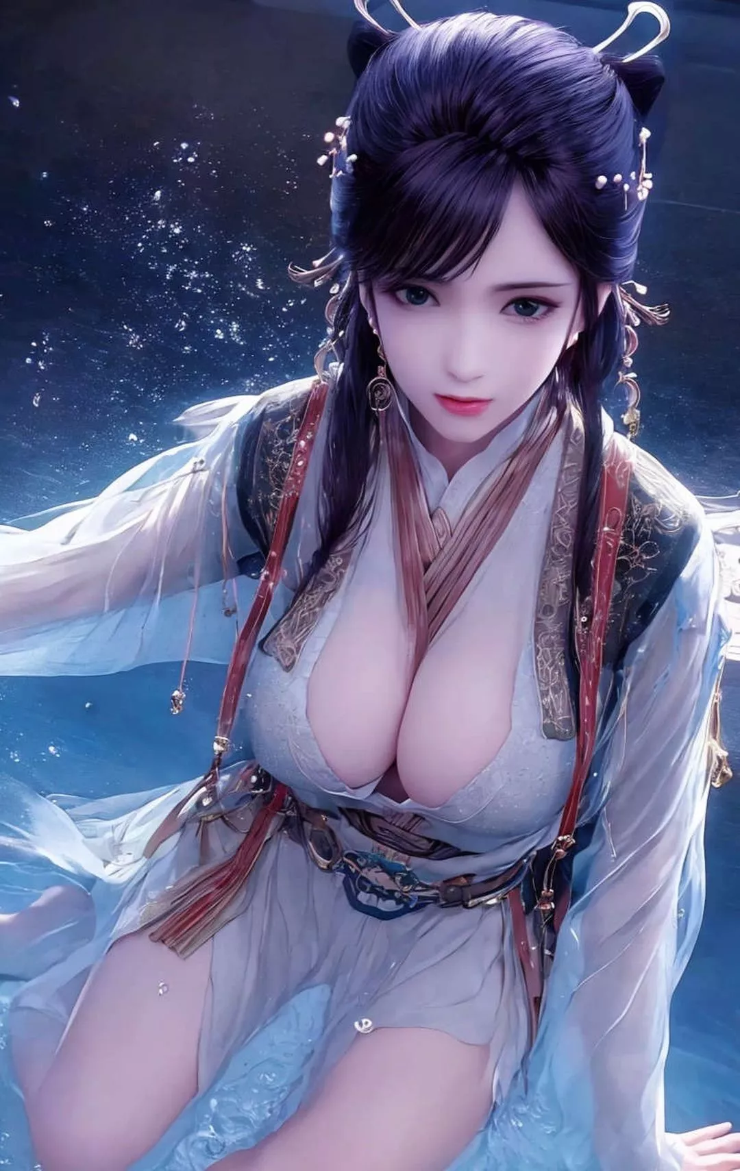 [AI绘画]国漫女主-苏檀儿.媚儿.圣采儿.奉眠.宋嫣.方清雪.柳菲.流风霜.白龙.荷光者.陈樱儿.韩月.须灵犀v3-第12话-最终话 - 图片 124