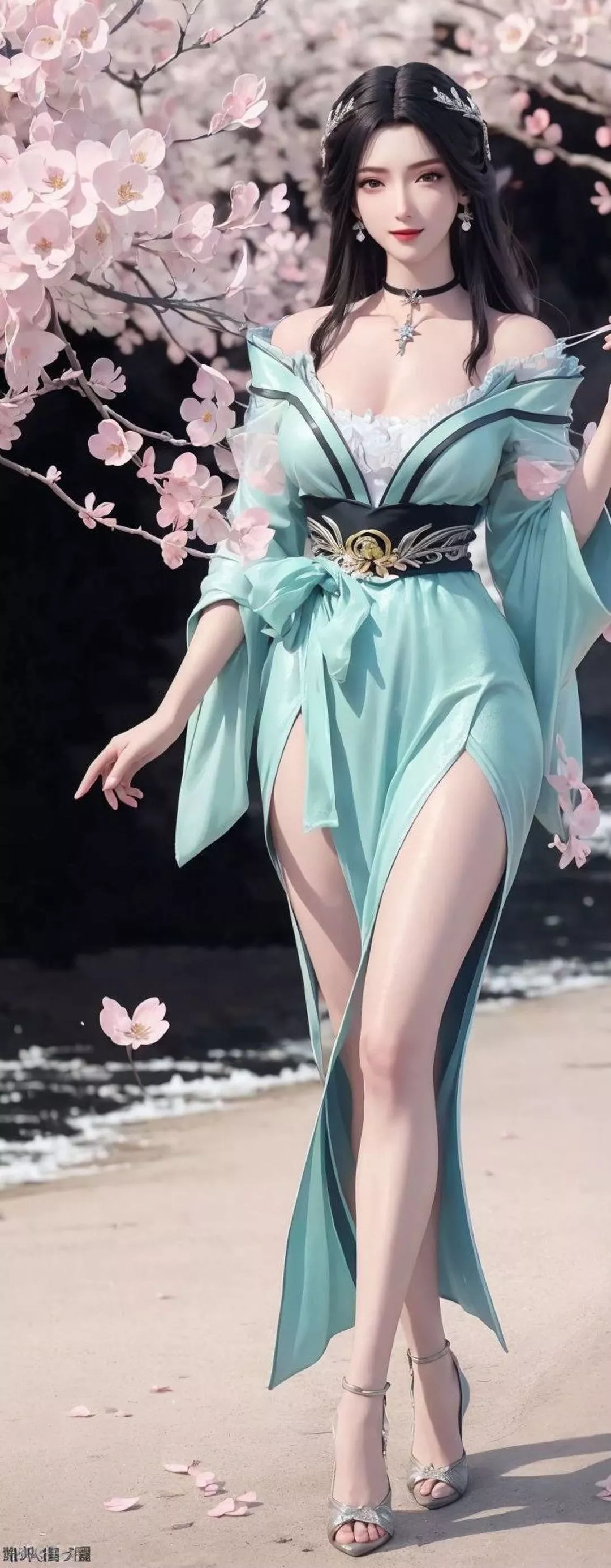[AI绘画]国漫女主.姜立.云曦.元瑶.南宫婉.妍丽.媚儿.方清雪.李寒衣.流风霜.狠人大帝.红凰.白冰岚-第01话 - 图片 3