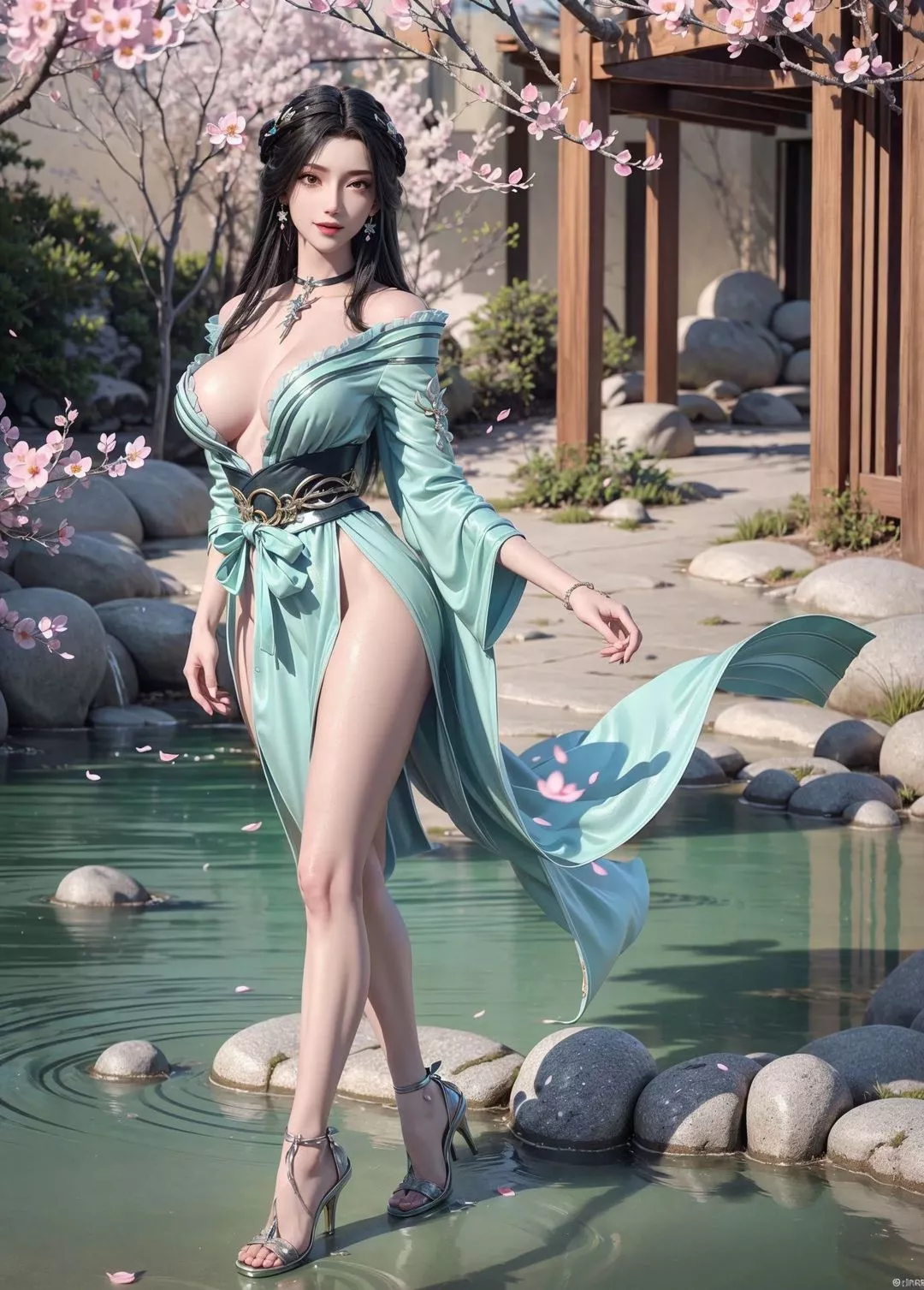 [AI绘画]国漫女主.姜立.云曦.元瑶.南宫婉.妍丽.媚儿.方清雪.李寒衣.流风霜.狠人大帝.红凰.白冰岚-第01话 - 图片 29