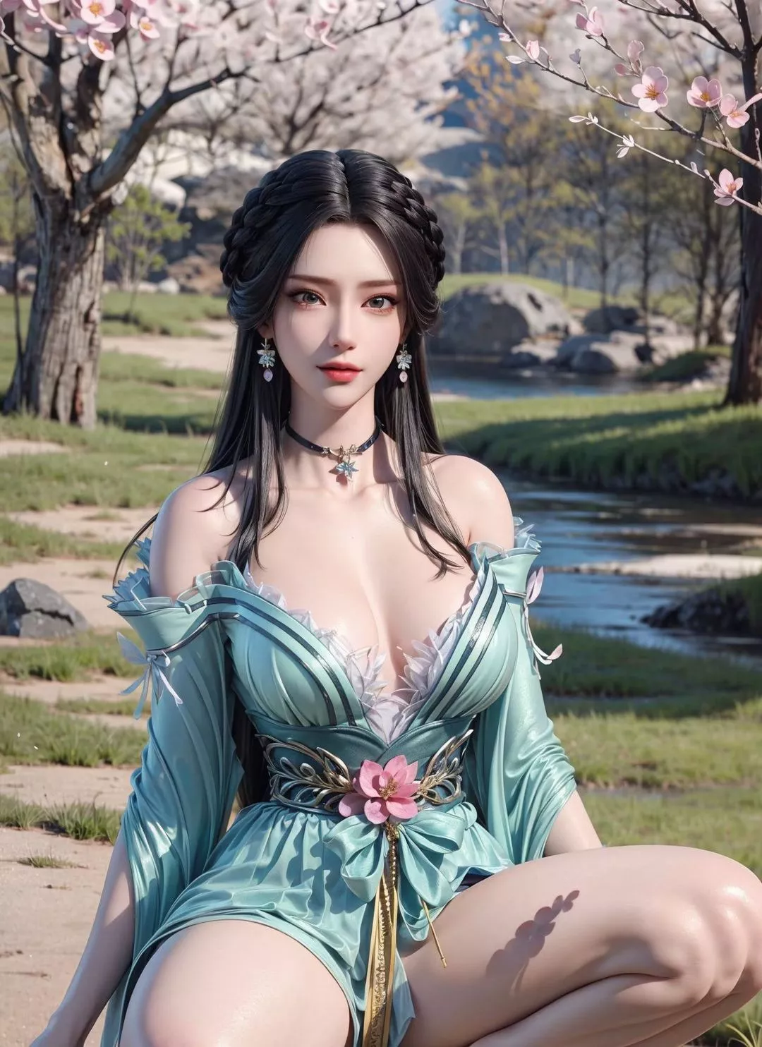 [AI绘画]国漫女主.姜立.云曦.元瑶.南宫婉.妍丽.媚儿.方清雪.李寒衣.流风霜.狠人大帝.红凰.白冰岚-第01话 - 图片 63