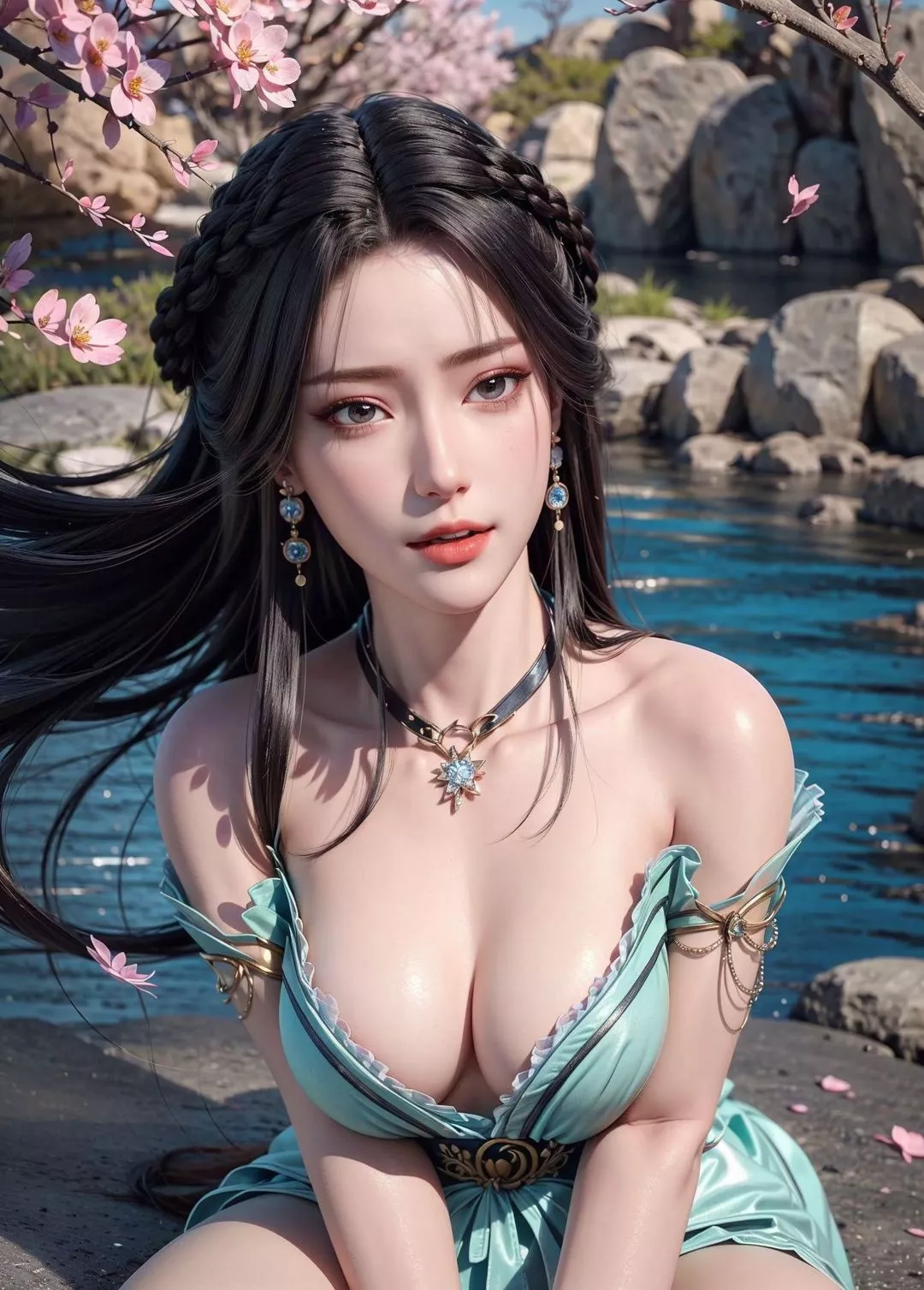 [AI绘画]国漫女主.姜立.云曦.元瑶.南宫婉.妍丽.媚儿.方清雪.李寒衣.流风霜.狠人大帝.红凰.白冰岚-第01话 - 图片 86