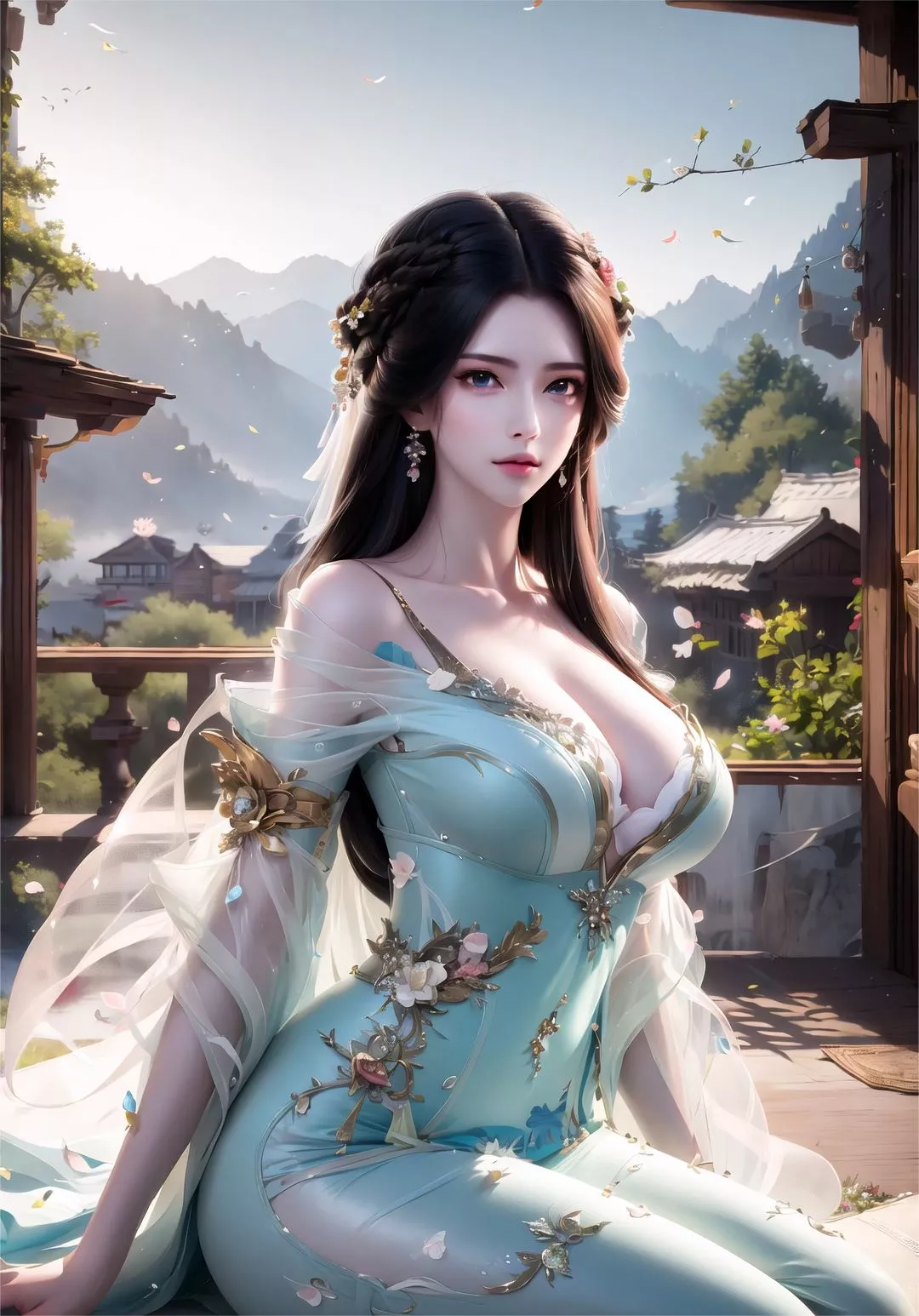 [AI绘画]国漫女主.姜立.云曦.元瑶.南宫婉.妍丽.媚儿.方清雪.李寒衣.流风霜.狠人大帝.红凰.白冰岚-第02话 - 图片 9