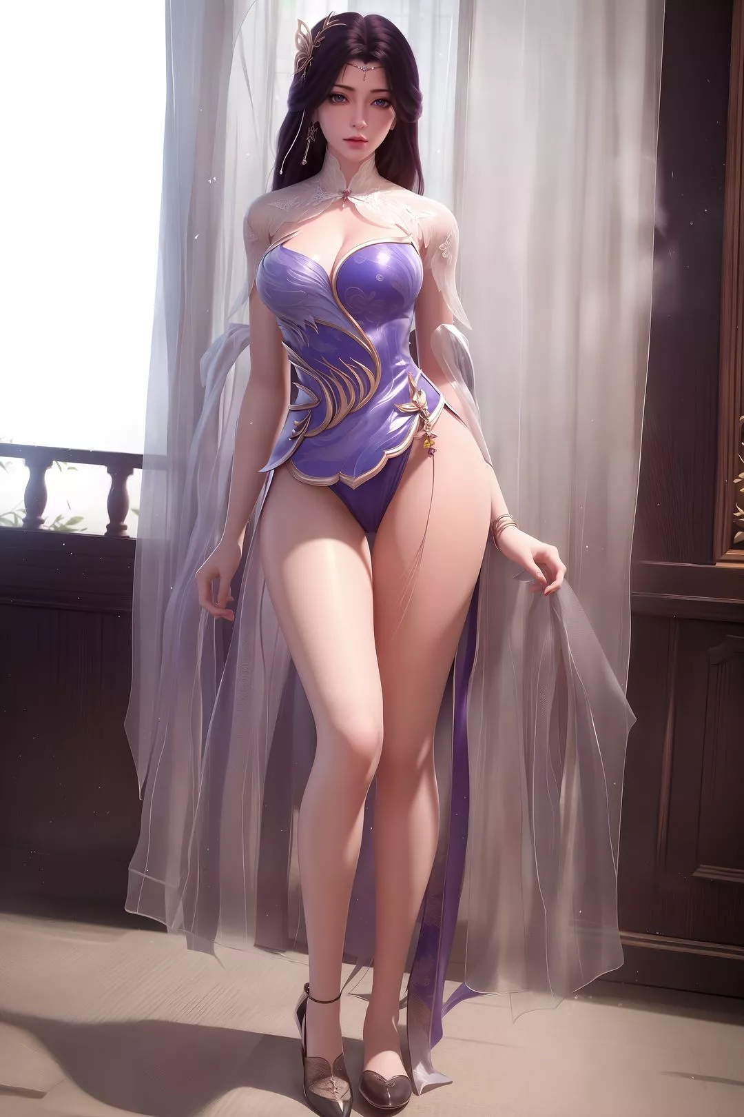 [AI繪畫]國漫女主.薑立.雲曦.元瑤.南宮婉.妍麗.媚兒.方清雪.李寒衣.流風霜.狠人大帝.紅凰.白冰嵐第02話