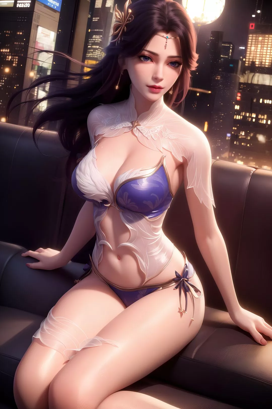 [AI绘画]国漫女主.姜立.云曦.元瑶.南宫婉.妍丽.媚儿.方清雪.李寒衣.流风霜.狠人大帝.红凰.白冰岚-第03话 - 图片 3