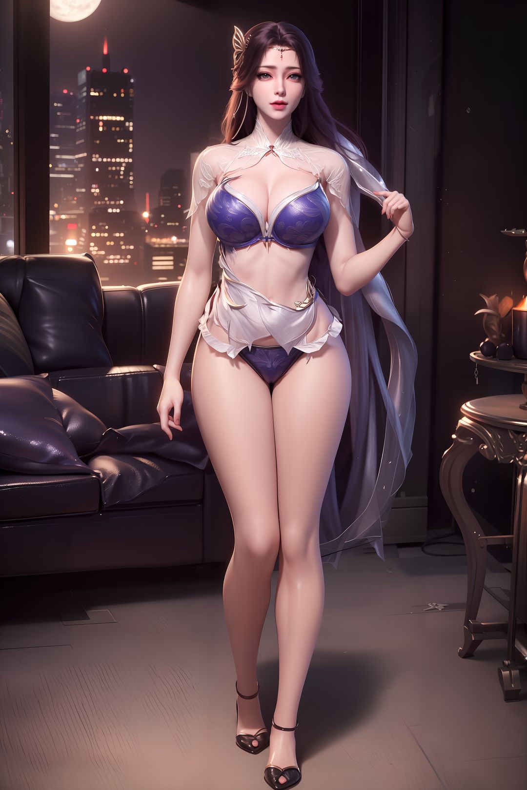 [AI绘画]国漫女主.姜立.云曦.元瑶.南宫婉.妍丽.媚儿.方清雪.李寒衣.流风霜.狠人大帝.红凰.白冰岚第03话