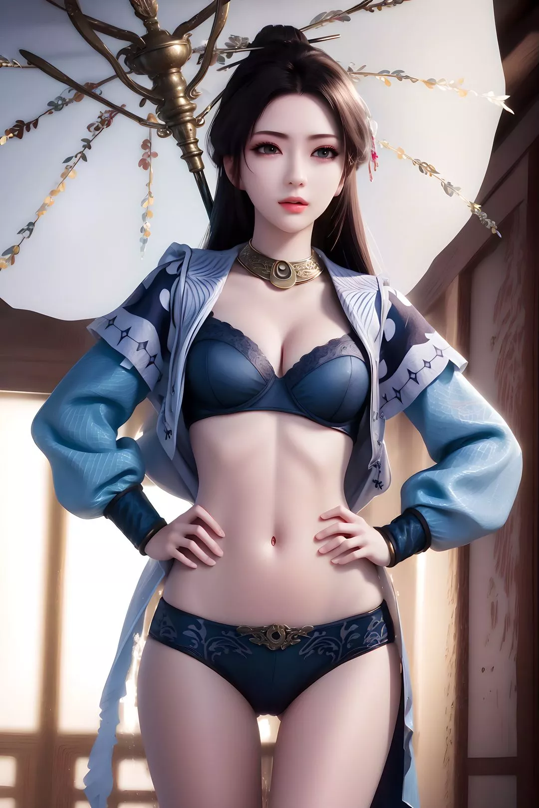 [AI绘画]国漫女主.姜立.云曦.元瑶.南宫婉.妍丽.媚儿.方清雪.李寒衣.流风霜.狠人大帝.红凰.白冰岚-第03话 - 图片 63