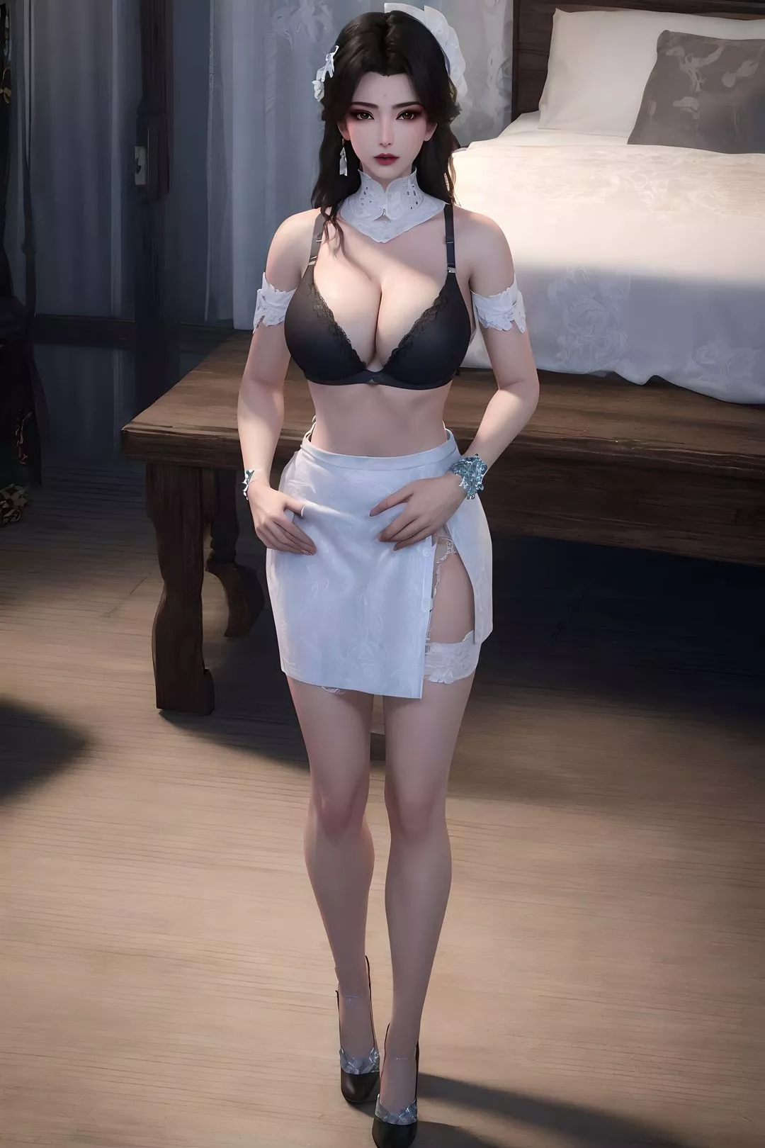 [AI绘画]国漫女主.姜立.云曦.元瑶.南宫婉.妍丽.媚儿.方清雪.李寒衣.流风霜.狠人大帝.红凰.白冰岚-第04话 - 图片 90