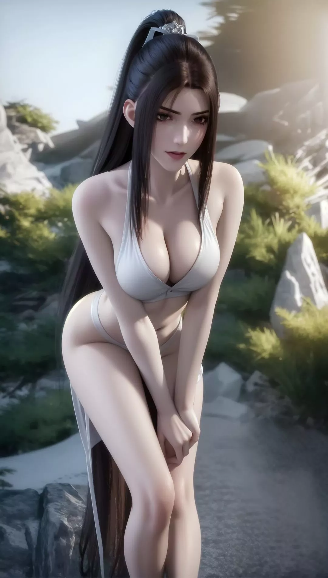 [AI绘画]国漫女主.姜立.云曦.元瑶.南宫婉.妍丽.媚儿.方清雪.李寒衣.流风霜.狠人大帝.红凰.白冰岚-第05话 - 图片 22