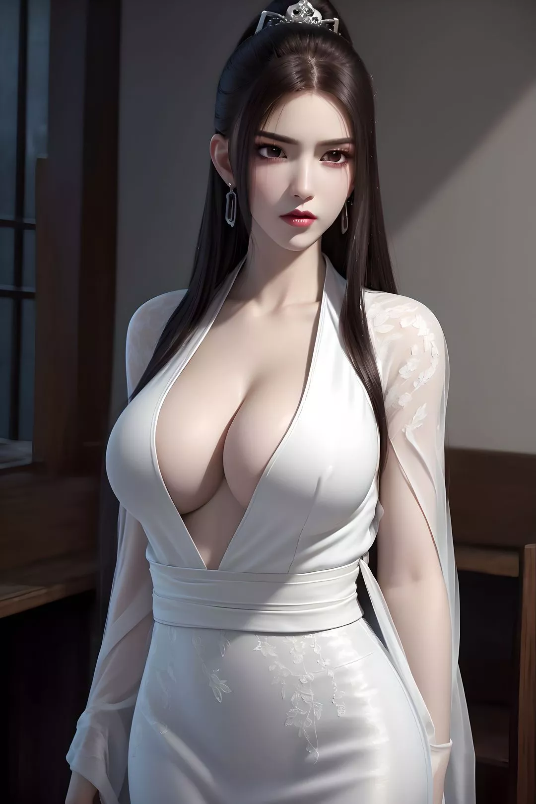 [AI绘画]国漫女主.姜立.云曦.元瑶.南宫婉.妍丽.媚儿.方清雪.李寒衣.流风霜.狠人大帝.红凰.白冰岚-第05话 - 图片 78