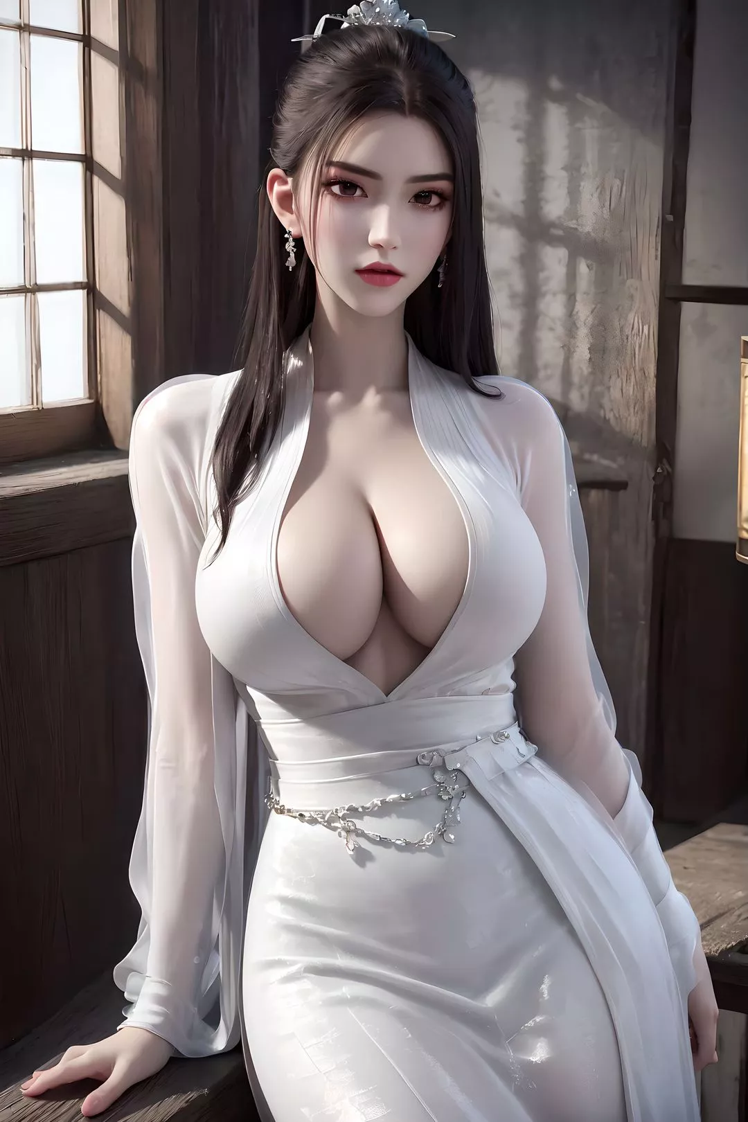 [AI绘画]国漫女主.姜立.云曦.元瑶.南宫婉.妍丽.媚儿.方清雪.李寒衣.流风霜.狠人大帝.红凰.白冰岚-第05话 - 图片 94