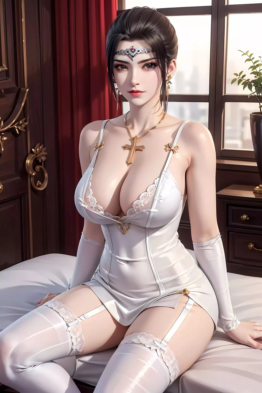 [AI绘画]国漫女主.姜立.云曦.元瑶.南宫婉.妍丽.媚儿.方清雪.李寒衣.流风霜.狠人大帝.红凰.白冰岚-第08话 - 图片 5