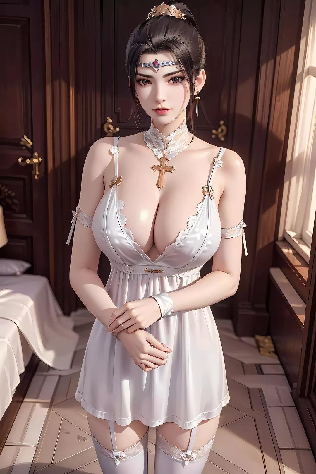 [AI绘画]国漫女主.姜立.云曦.元瑶.南宫婉.妍丽.媚儿.方清雪.李寒衣.流风霜.狠人大帝.红凰.白冰岚-第08话 - 图片 15
