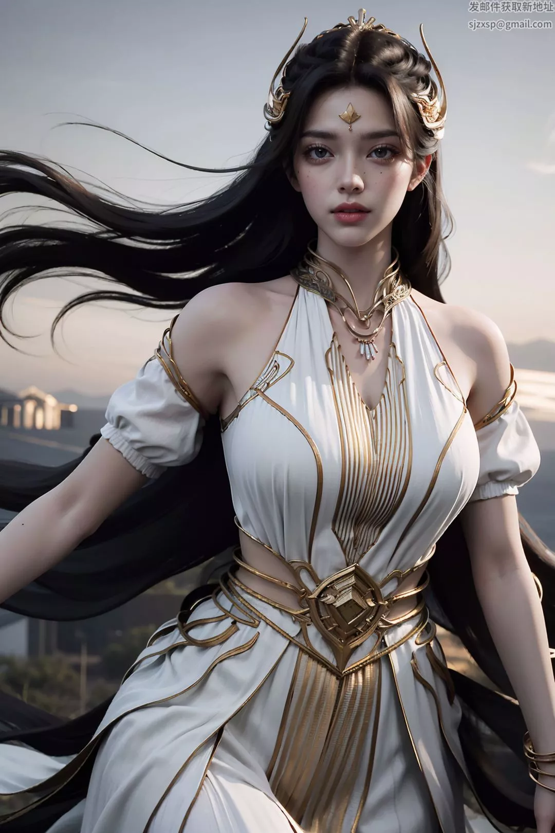 [AI绘画]国漫女主.姜立.云曦.元瑶.南宫婉.妍丽.媚儿.方清雪.李寒衣.流风霜.狠人大帝.红凰.白冰岚-第09话 - 图片 9