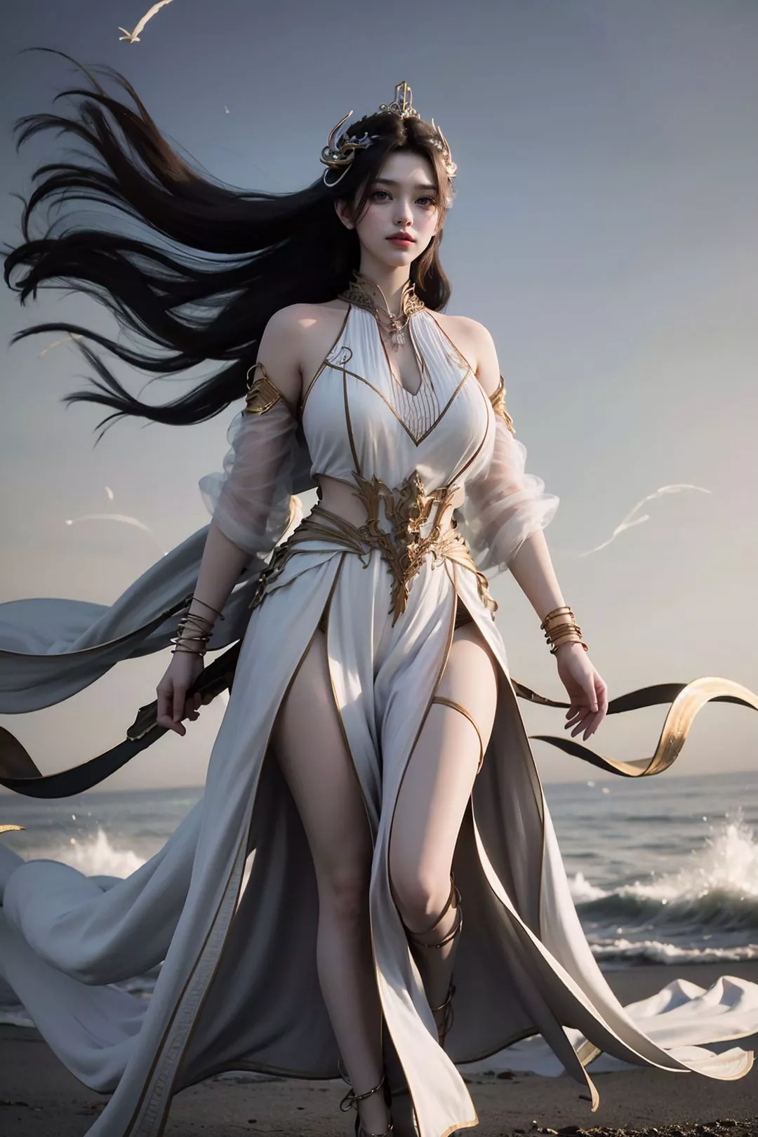 [AI绘画]国漫女主.姜立.云曦.元瑶.南宫婉.妍丽.媚儿.方清雪.李寒衣.流风霜.狠人大帝.红凰.白冰岚-第09话 - 图片 10