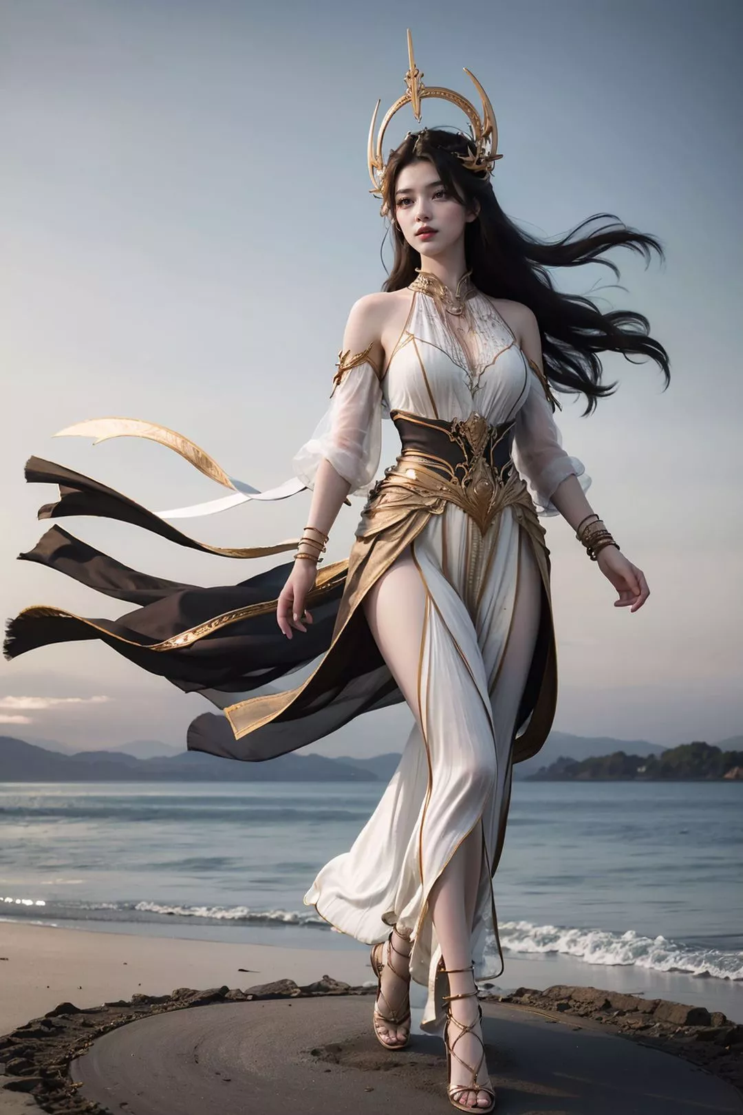 [AI绘画]国漫女主.姜立.云曦.元瑶.南宫婉.妍丽.媚儿.方清雪.李寒衣.流风霜.狠人大帝.红凰.白冰岚-第09话 - 图片 11