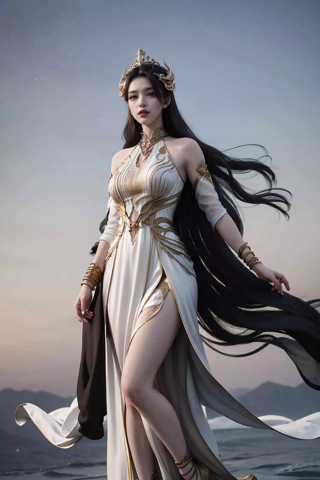 [AI绘画]国漫女主.姜立.云曦.元瑶.南宫婉.妍丽.媚儿.方清雪.李寒衣.流风霜.狠人大帝.红凰.白冰岚-第09话 - 图片 13