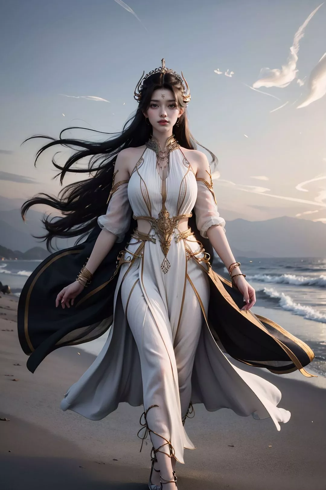 [AI绘画]国漫女主.姜立.云曦.元瑶.南宫婉.妍丽.媚儿.方清雪.李寒衣.流风霜.狠人大帝.红凰.白冰岚-第09话 - 图片 22