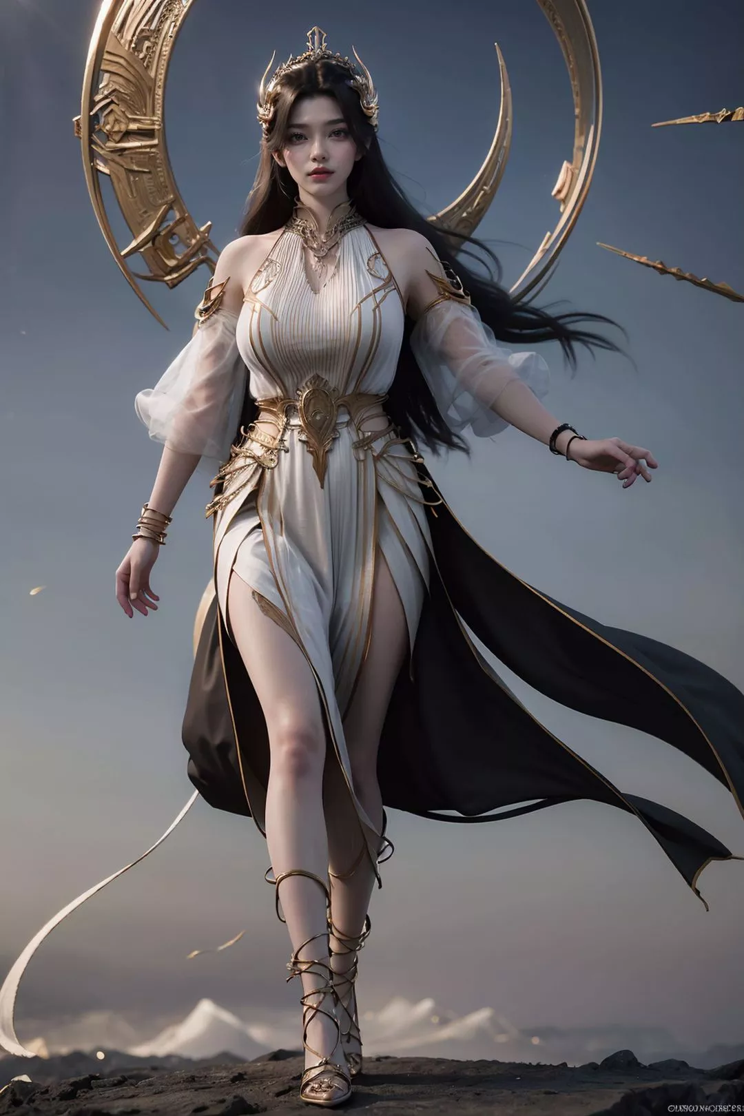 [AI绘画]国漫女主.姜立.云曦.元瑶.南宫婉.妍丽.媚儿.方清雪.李寒衣.流风霜.狠人大帝.红凰.白冰岚-第09话 - 图片 27
