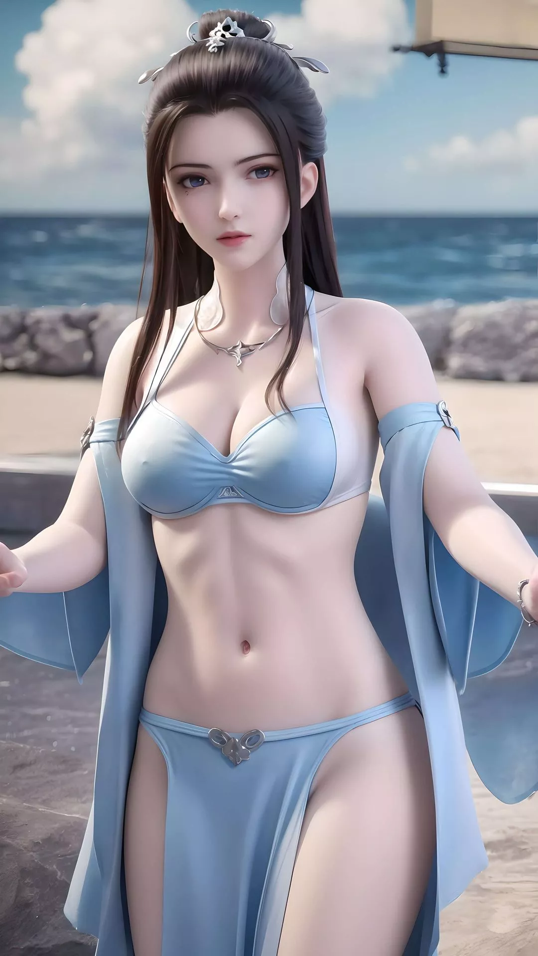 [AI绘画]国漫女主-将臣.姬凝霜.焰灵姬.云韵.天狐仙子.小舞.月姬.波赛西.海女斗罗.美杜莎.若林.熏儿.蚩梦.鹤追-第01话 - 图片 44